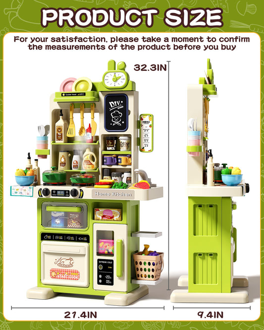Eohemeral 63-piece kit with spray sink for realistic water play