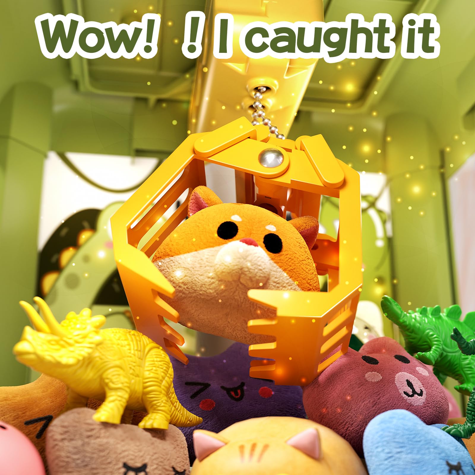 Eohemeral arcade machine with built-in music enhances game atmosphere for kids.