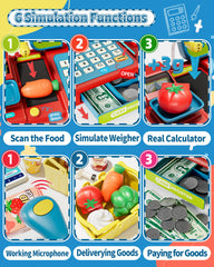 eohemeral play money and coins for currency recognition during pretend shopping