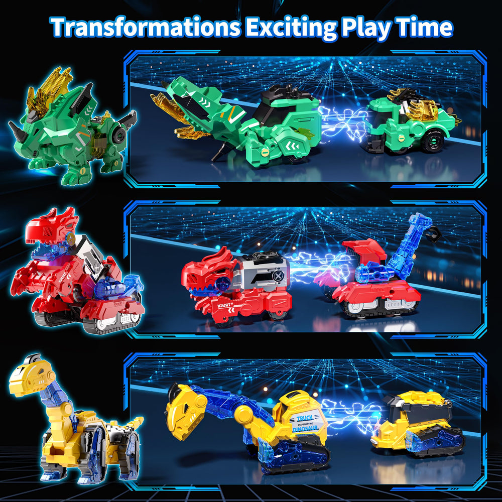 Eohemeral robot mode display with sturdy back support for stable play.