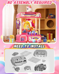 Eohemeral Unicarns claw machine with accessory set boosts variety and keeps kids engaged.