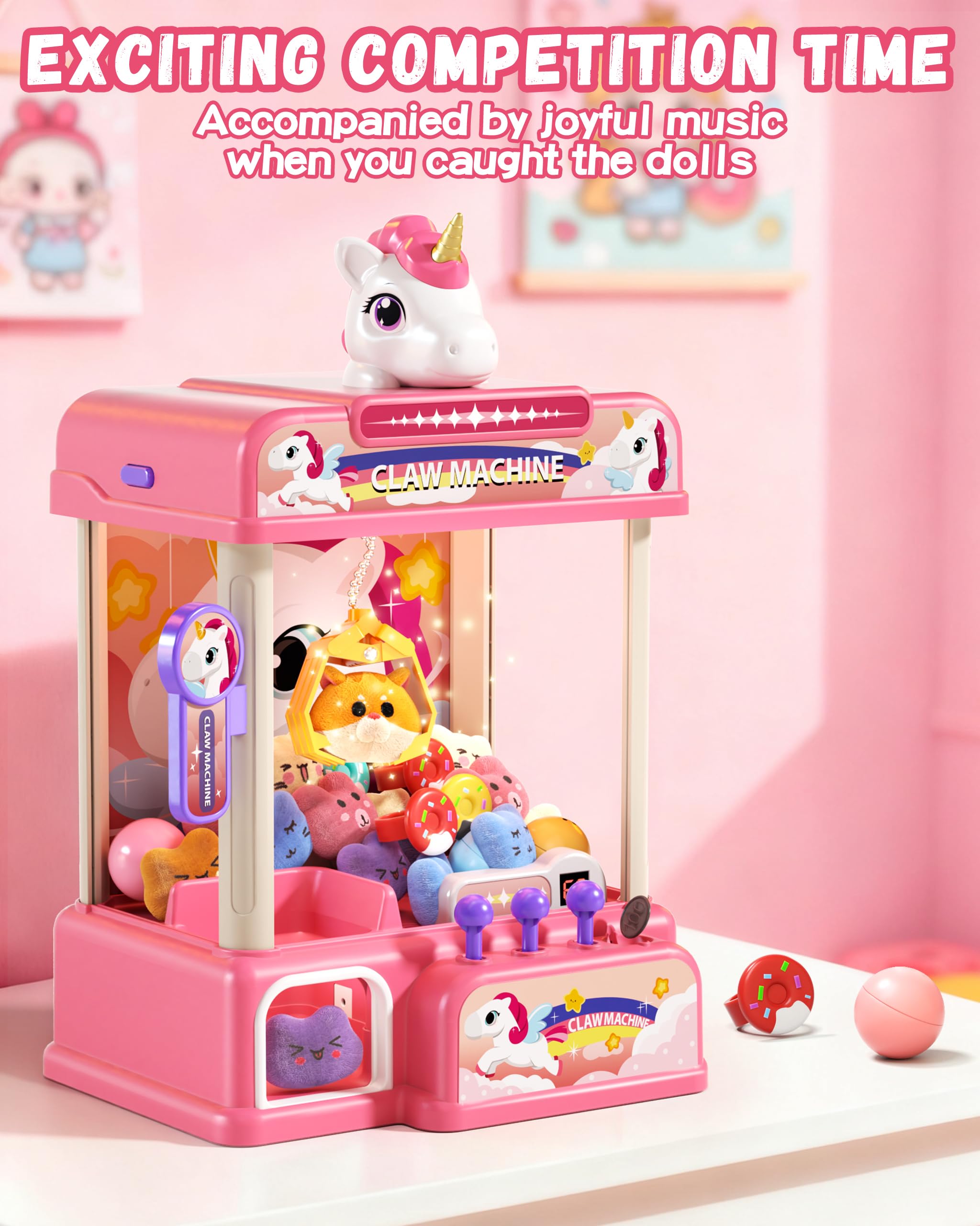 Eoepamhal Unicarns claw machine set up for parties and celebrations.