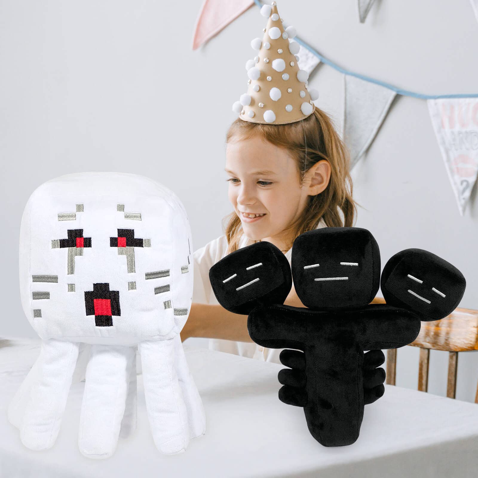EOHX Wither Storm Plush Ghast bedside decor adds whimsy to any room.