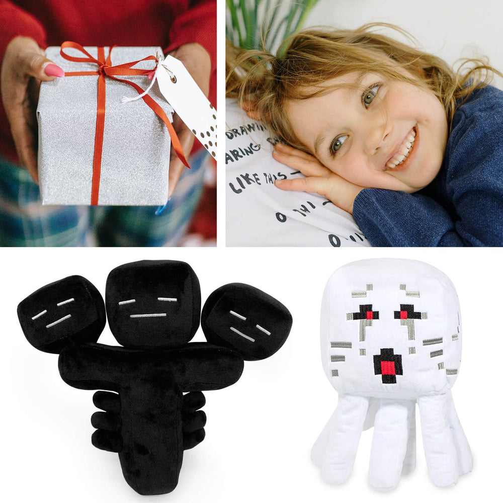 EOHX Wither Storm Plush Ghast kid-friendly toy for imaginative play.