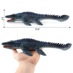 EOIVSH Mosasaurus figure side view in dynamic pose.