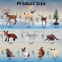 EOIVSH red fox figurine adds realistic detail to displays