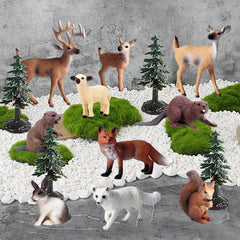 EOIVSH trees miniature set enriches landscape dioramas and cake toppers