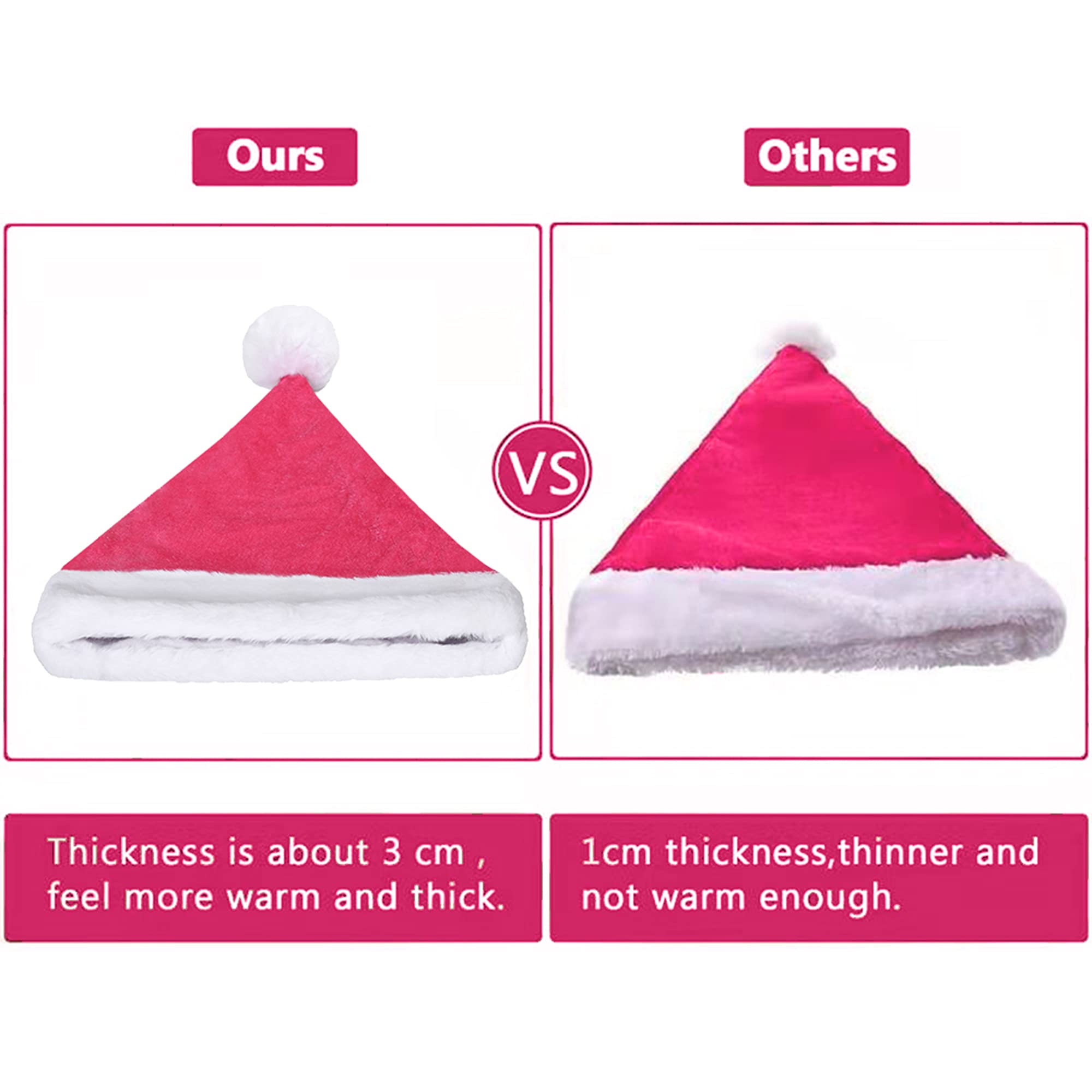 Eoocan gift-ready Santa hat — perfect present for kids and families.