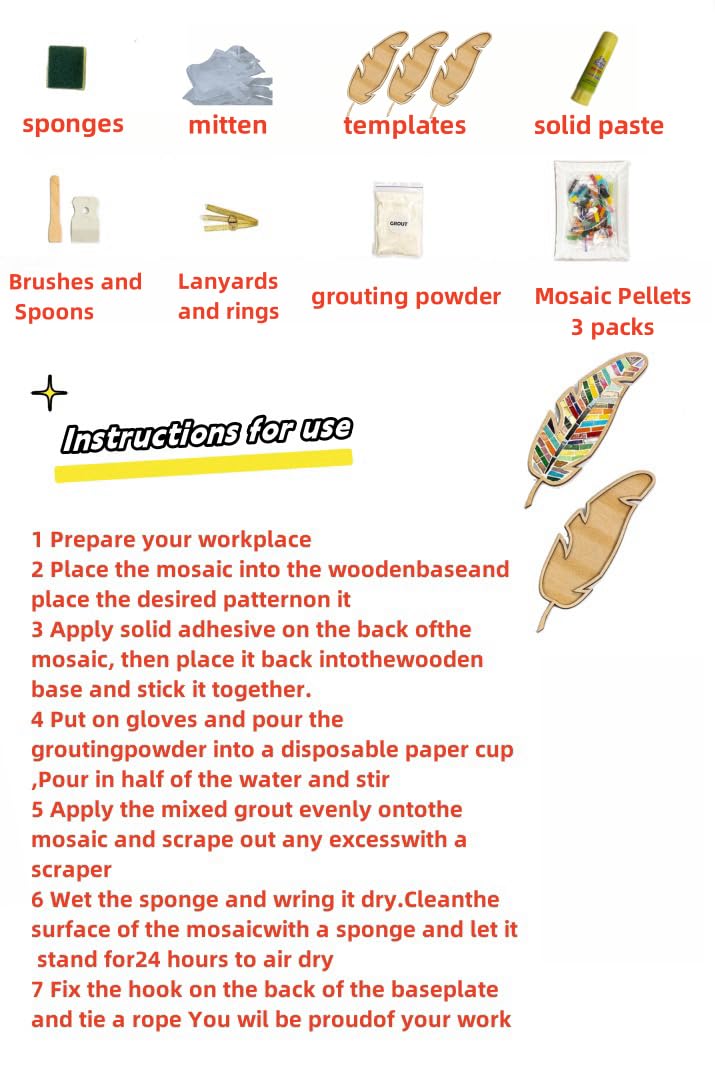 EOQIFJM mosaic kit closeup of mixed color tiles for vibrant art