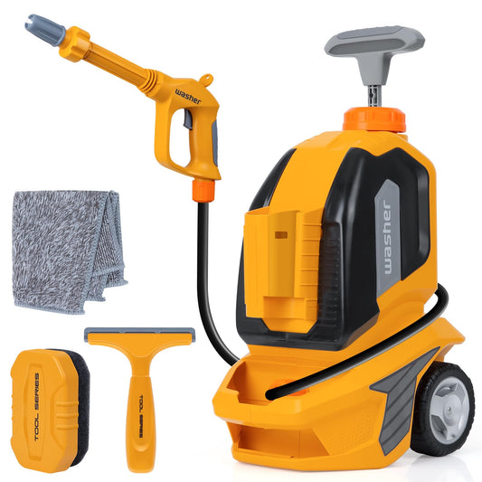 EP EXERCISE N PLAY Kids Clean Car toy with wash gun for realistic pretend play
