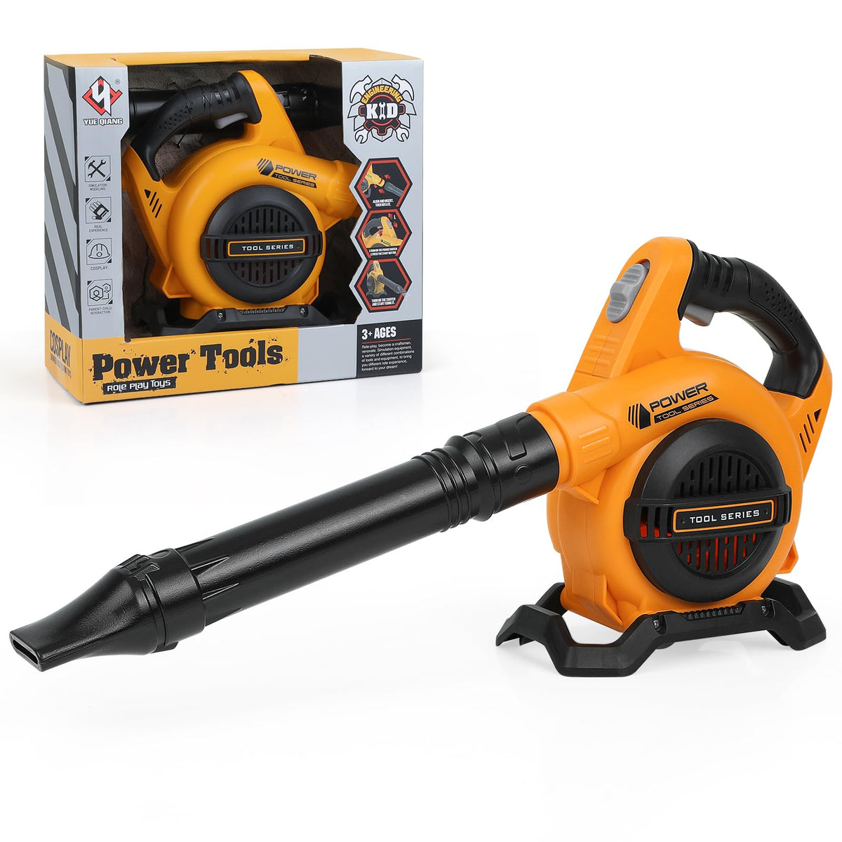 EP EXERCISE N PLAY kids leaf blower with realistic design sparks imaginative pretend play