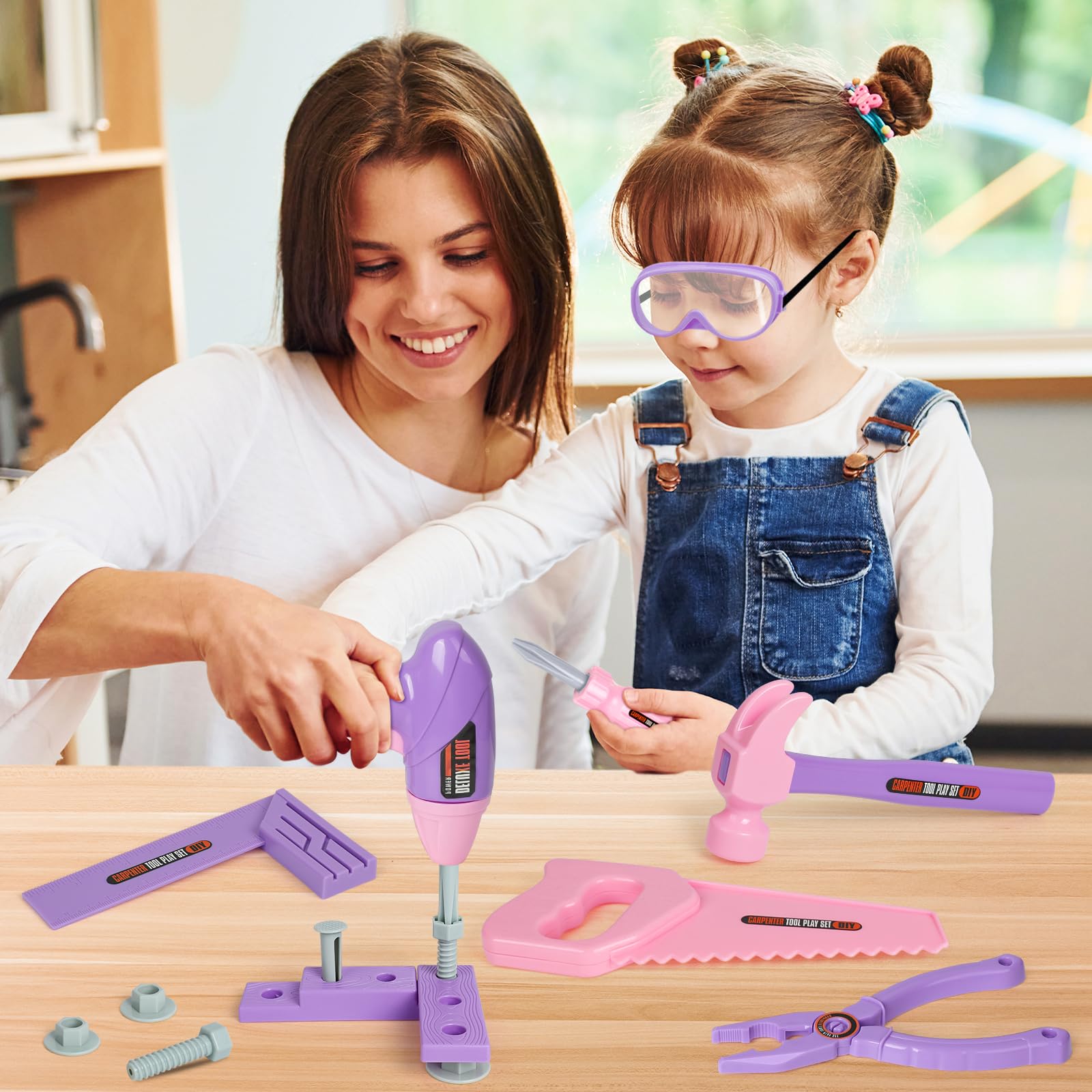 EP EXERCISE N PLAY toddler drill toy with realistic action for safe imaginative construction