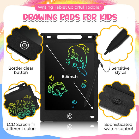 Epakh kids LCD writing pad on 8.5-inch screen for doodling anywhere