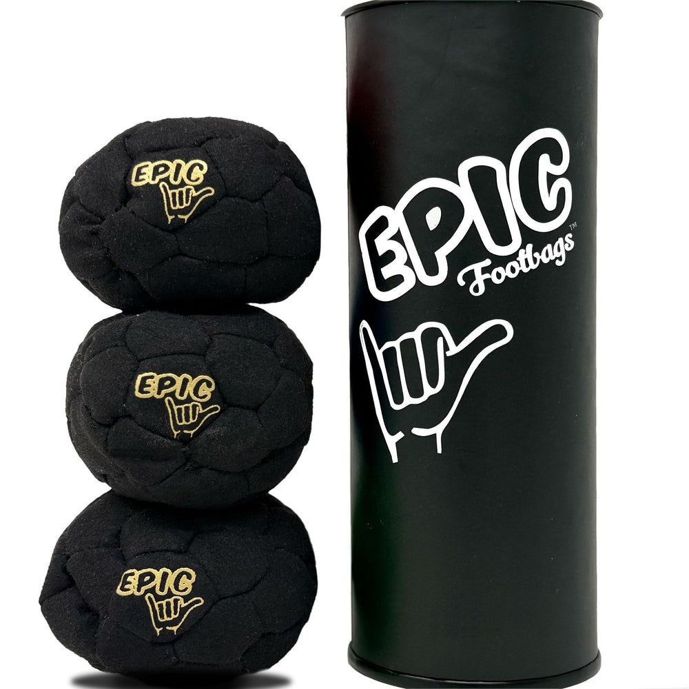 Epic Footbags Classic 3-Foot Bag Gift Set for versatile outdoor fun.