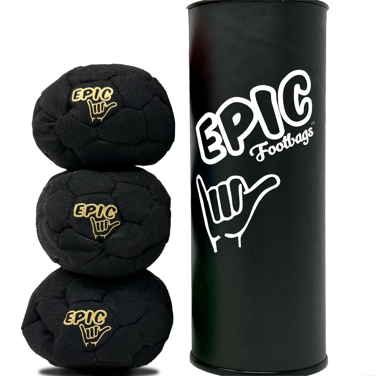 Epic Footbags Classic 3-Foot Bag Gift Set for versatile outdoor fun.