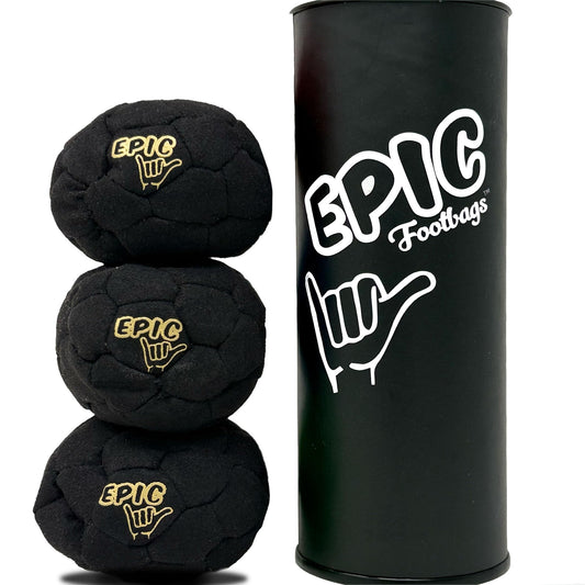 Epic Footbags Classic 3-Foot Bag Gift Set for versatile outdoor fun.