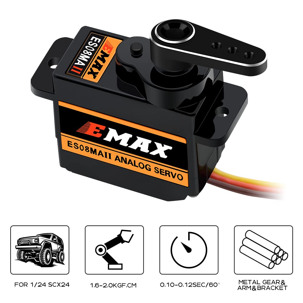 EPINON steering link for SCX24 enhances steering responsiveness.