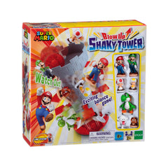 Epoch Blow Up Shaky Tower assembled for family play and balance challenge.
