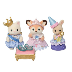 Epoch Sylvanian Families recital set Princess Deer Lucia wearing a stage-ready costume for imaginative play.
