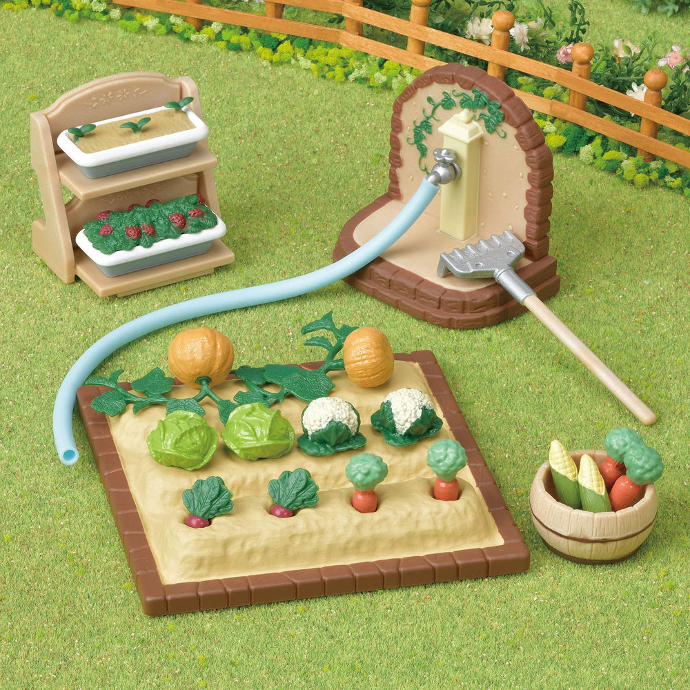 Epoch Sylvanian crunchy flowers add charming garden decor for shelves