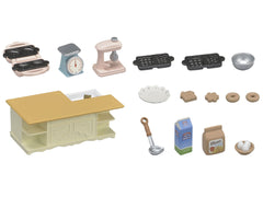 Epoch Sylvanian waffle and donut maker enables pretend-baking options