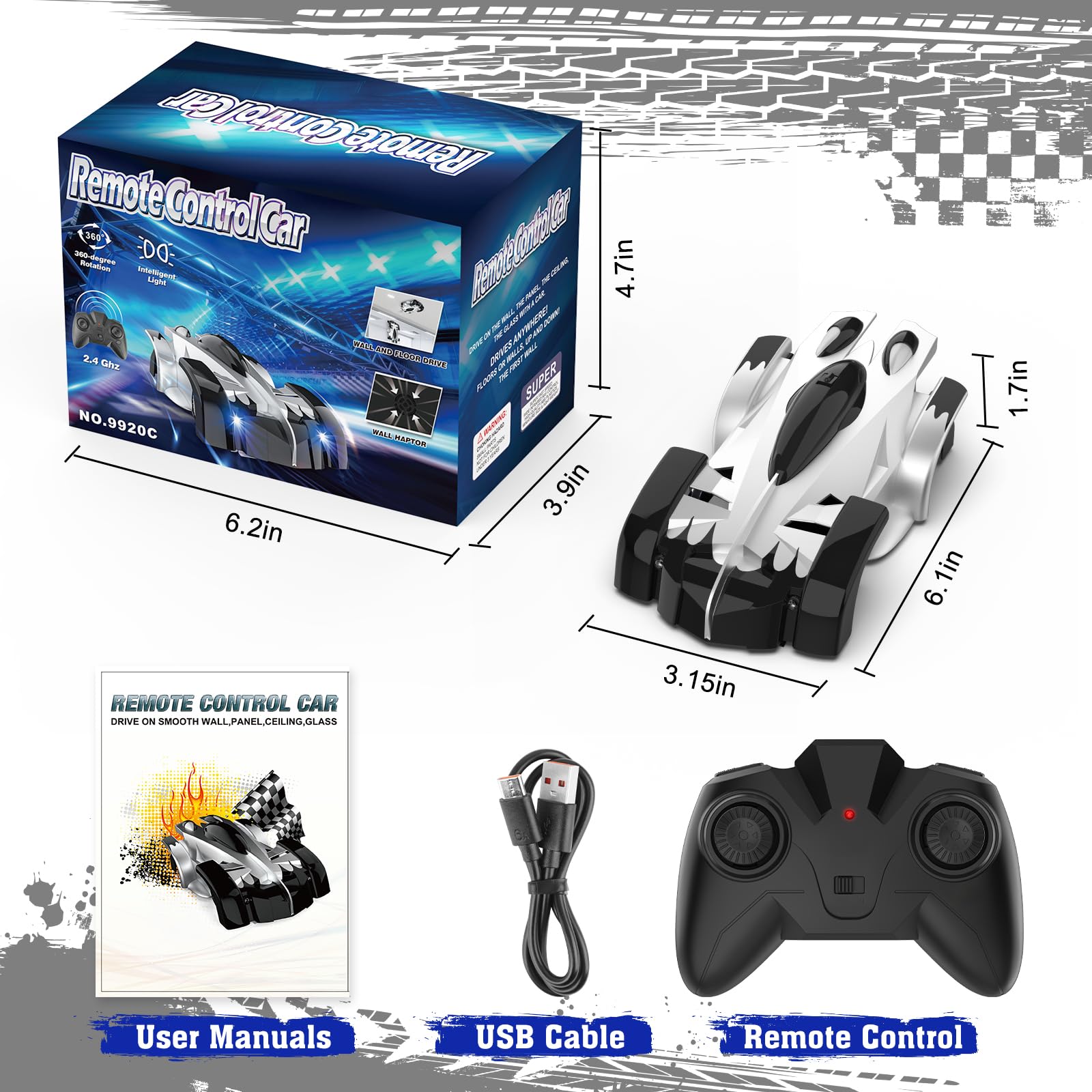 EpochAir durable indoor-play car ready for indoor surfaces.
