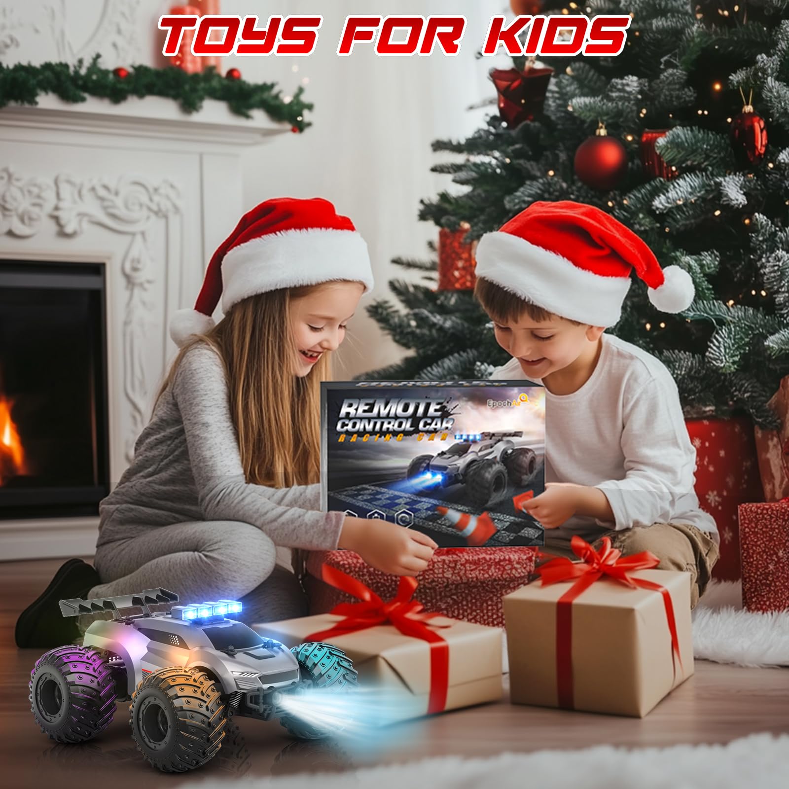 EpochAir night scene featuring LED lighting for safe evening fun