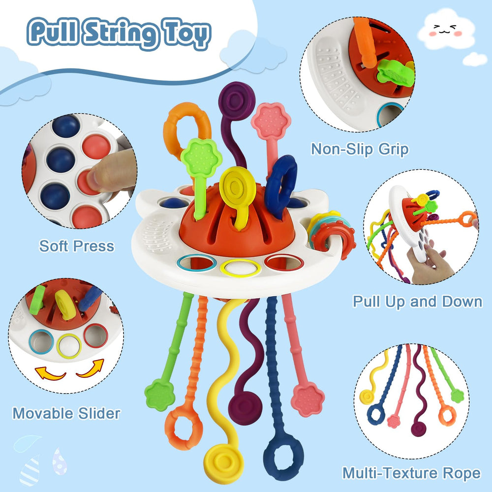 EPOGG activity-cube provides varied textures to encourage sensory development.