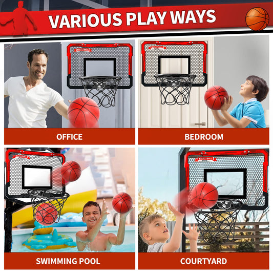 EPPO mini hoop steel rim basket highlights sturdy build for accurate shots.