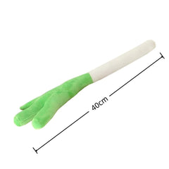EPRHAY leek-onion plush close-up of onion bulb with vivid colors, eye-catching decor.