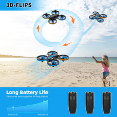Epstur drone with three batteries for longer playtime