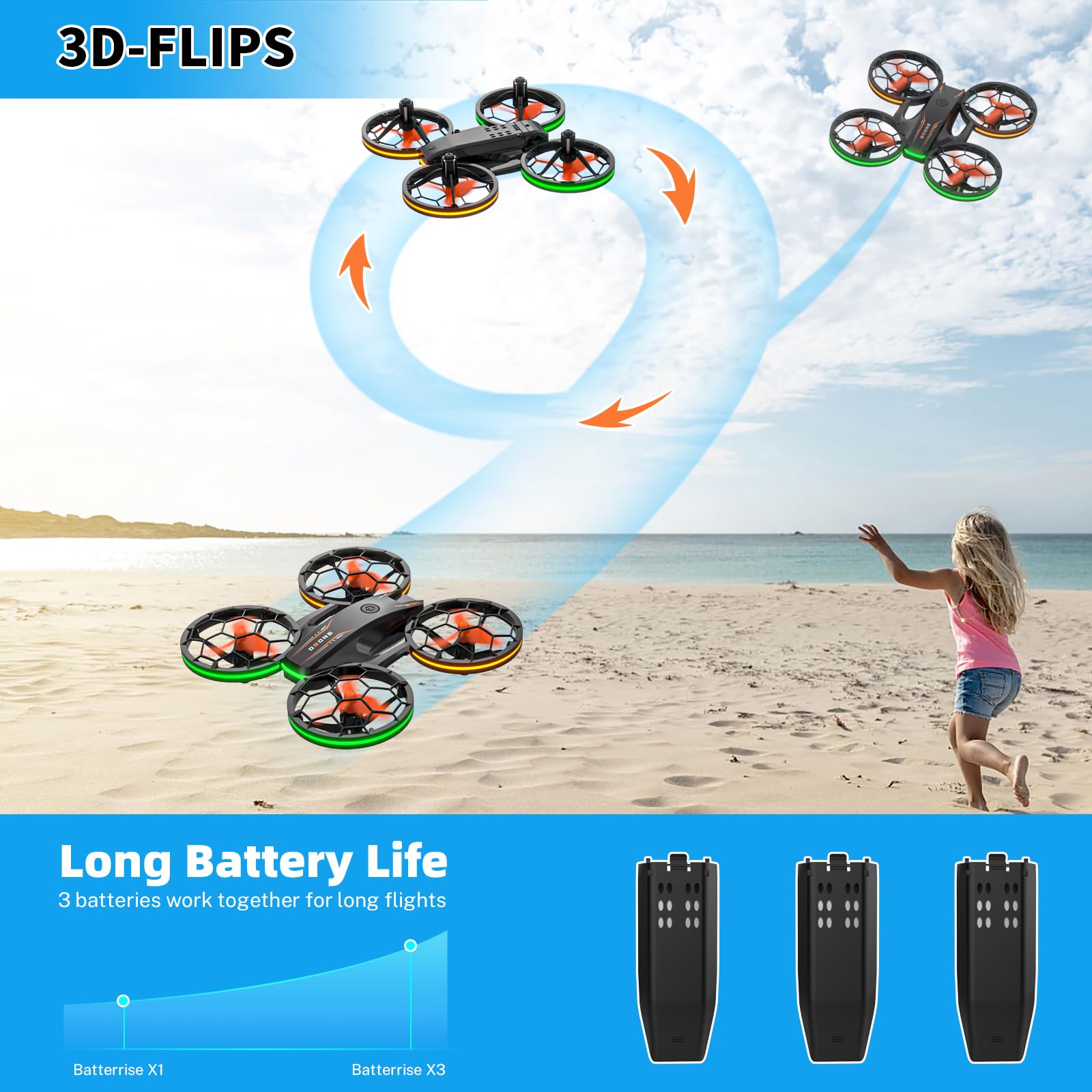 Epstur drone demonstrates altitude hold for steady hovering