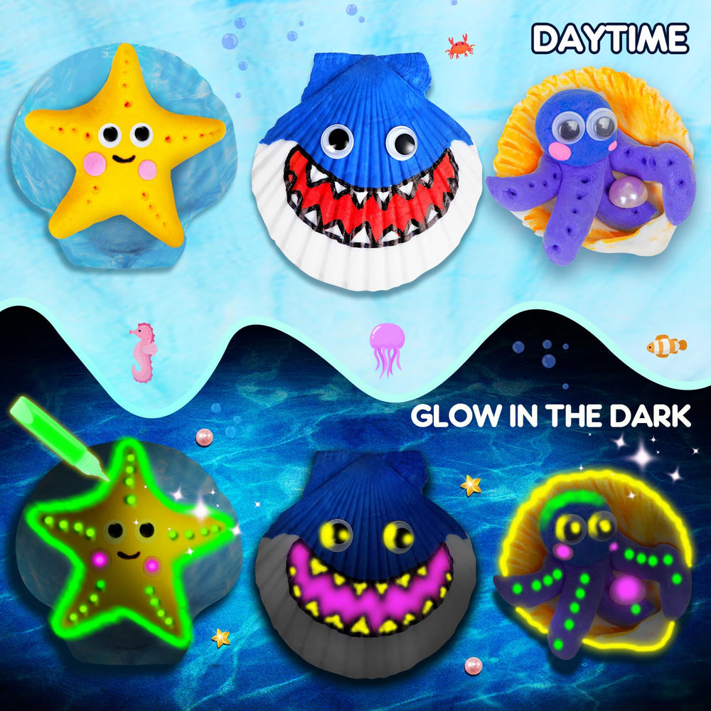 EPUMP 4 glow-in-the-dark paints enhance night-time creations.