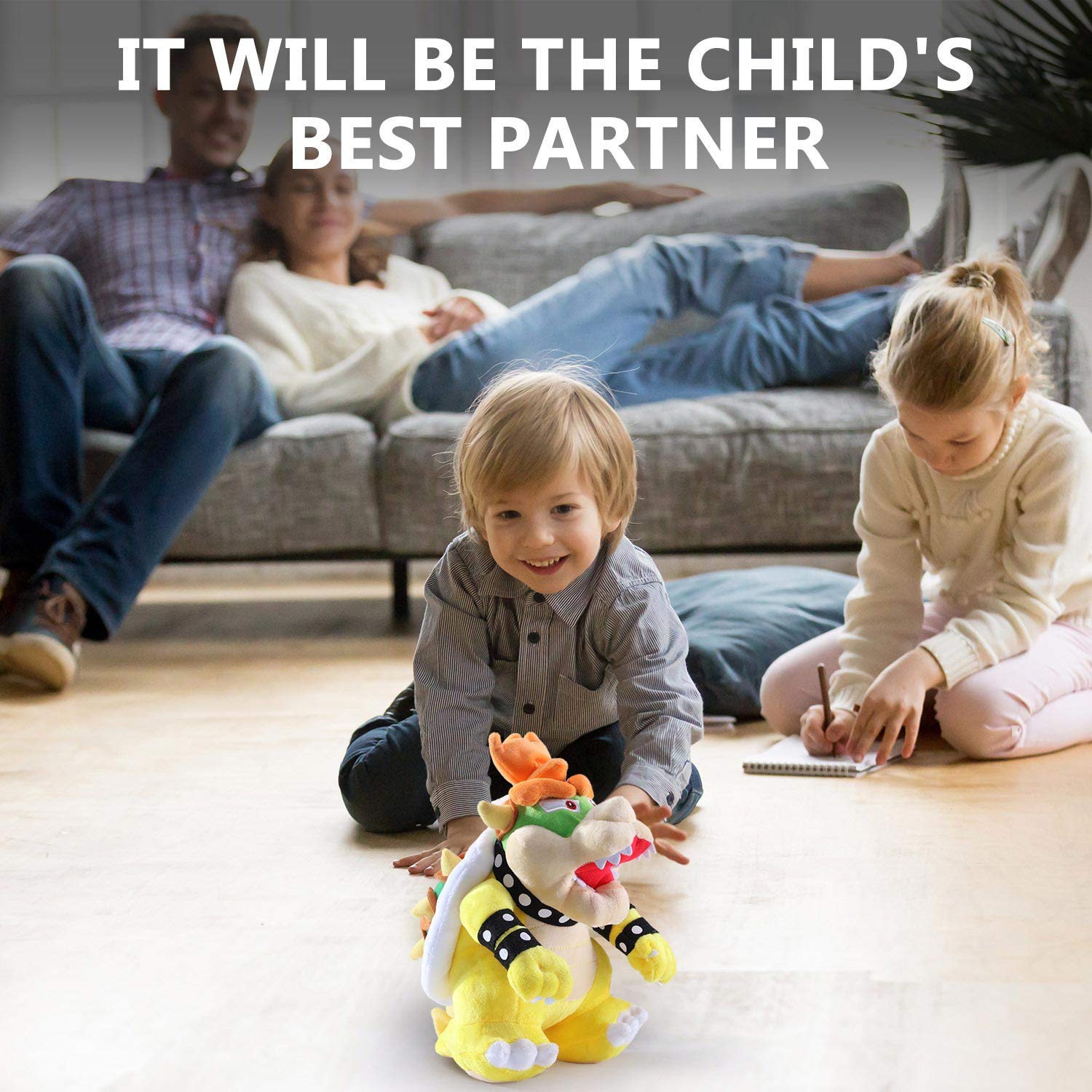 Equasis Bowser Plush gift-ready packaging supports thoughtful gifting.