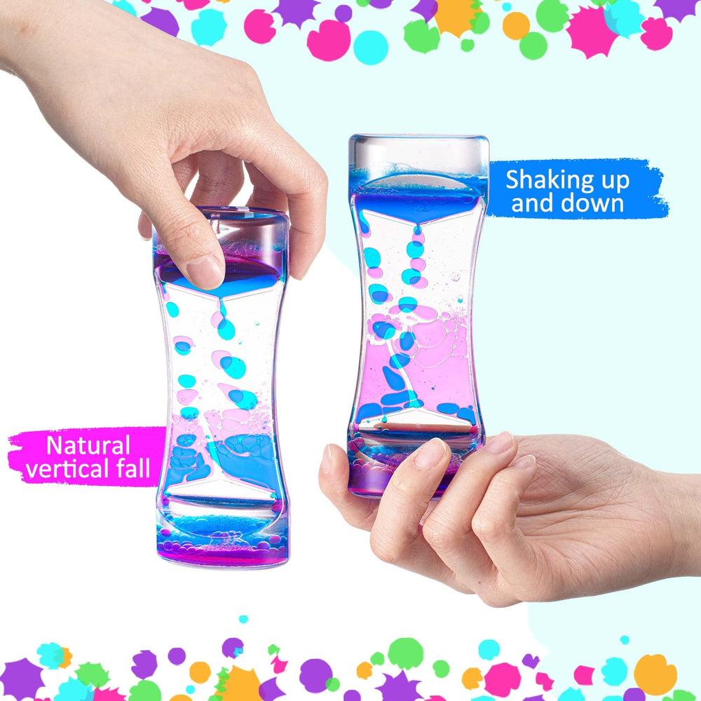 Equsion timer-action image highlights smooth liquid flow and soothing visuals.