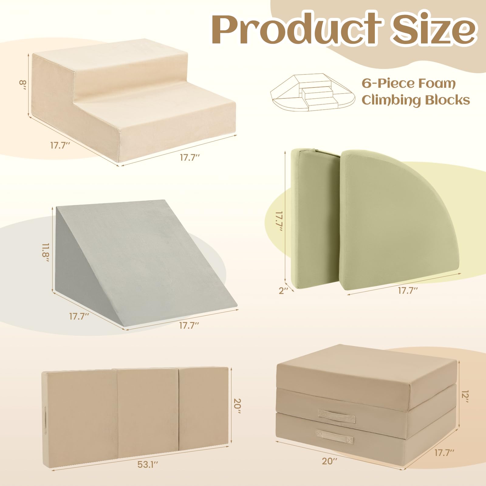 Erament tri-fold mat—a cushioned surface for stretching, rolling, and gentle tumbles