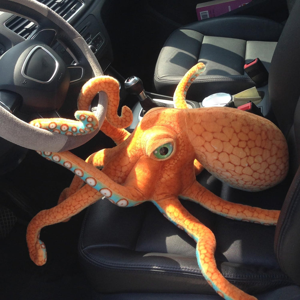 ERDAO kids playing with octopus plush encourages imaginative ocean adventures