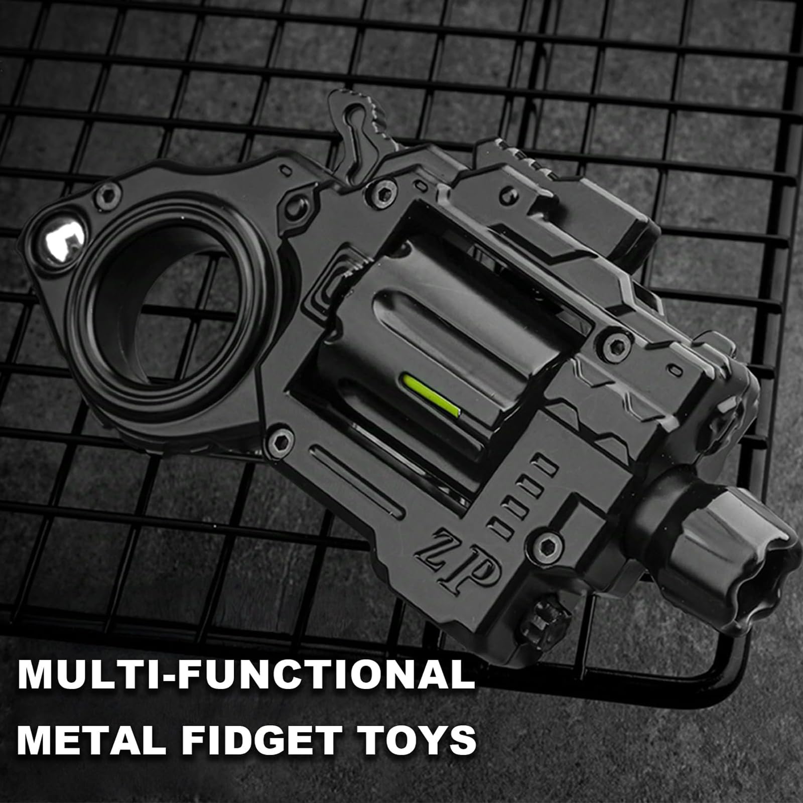 ERENOT fidget gun spinning ring supports concentration during tasks.