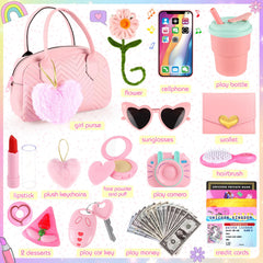 ERHAICAT play purse sunglasses completes stylish pretend moments.