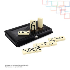 All ages at the table with ERLLE dominoes, easy to learn