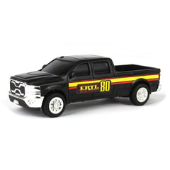 ERTL 80th Anniversary black base decoration boosts display appeal for collectors.