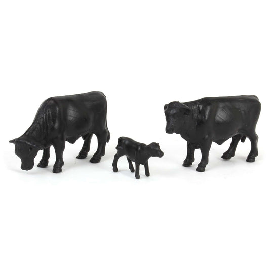 ERTL Black Angus cows and calves for 1/64-scale displays.