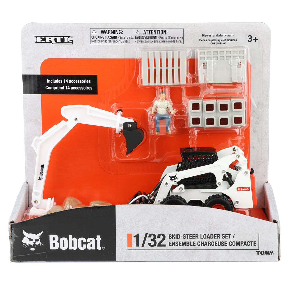 ERTL Bobcat Skid Steer compact dimensions fit shelves and display