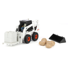 ERTL Bobcat Skid Steer boom arm in action for extended reach play
