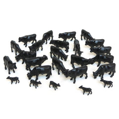 ERTL bulk pack of Black Angus cows for detailed dioramas.