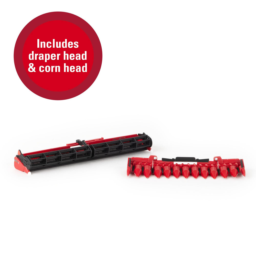 ERTL Case IH 7250 feeder housing raises and lowers for interactive display.