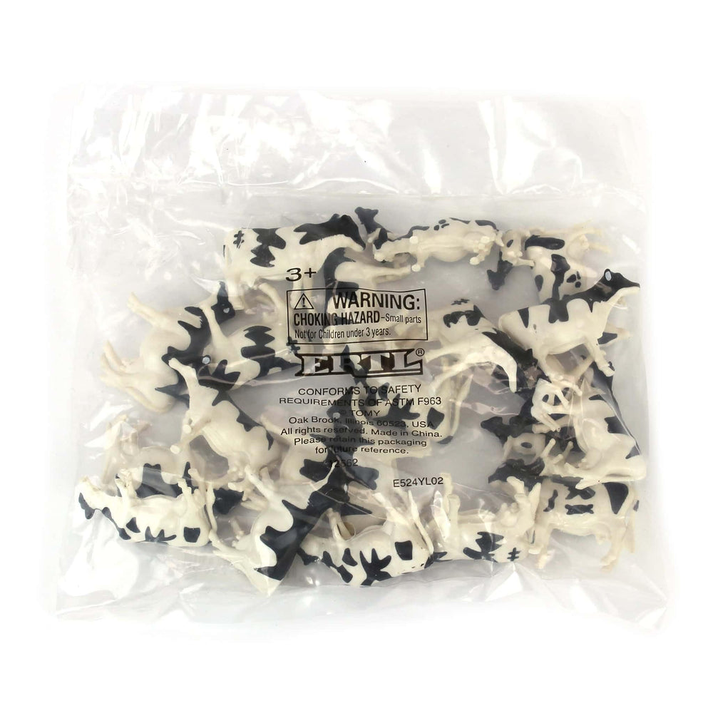 ERTL Holstein cattle 25-pack group, ready for table-top farm layouts.