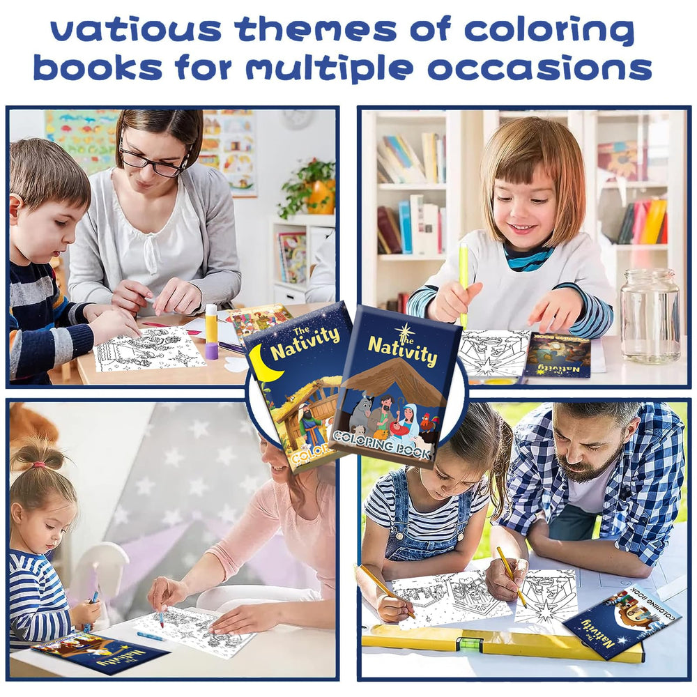 Ertyjikg Nativity coloring pages with angels and priests invite gentle, creative play.