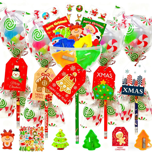Ertyjikg Christmas bags for festive gift packaging and classroom display