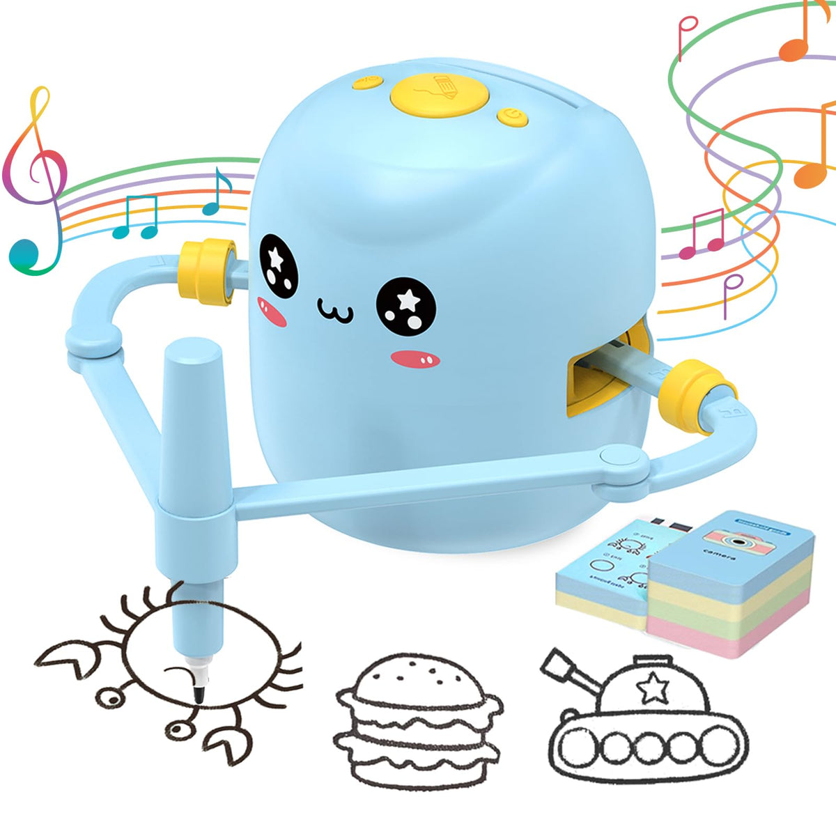 ERYMCS drawing robot with a cute design encourages imaginative drawing for kids